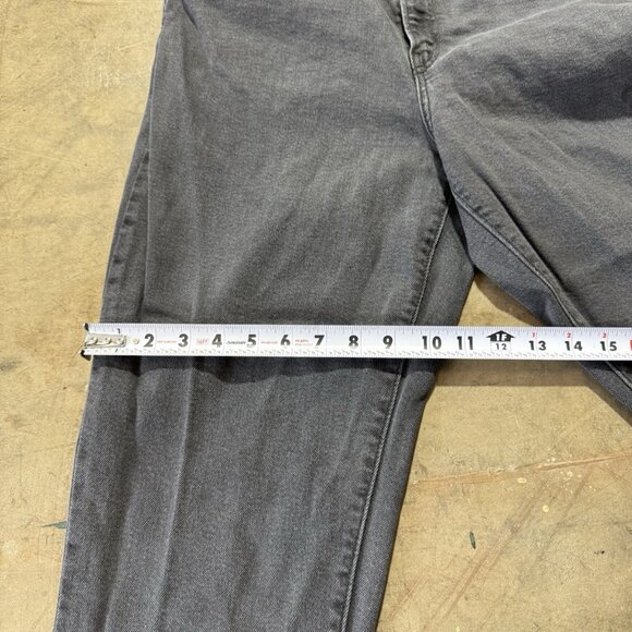 Levis Silver Tab Mom Jeans Womens 32x27 Blue Denim High Rise Dark Wash - Picture 4 of 11